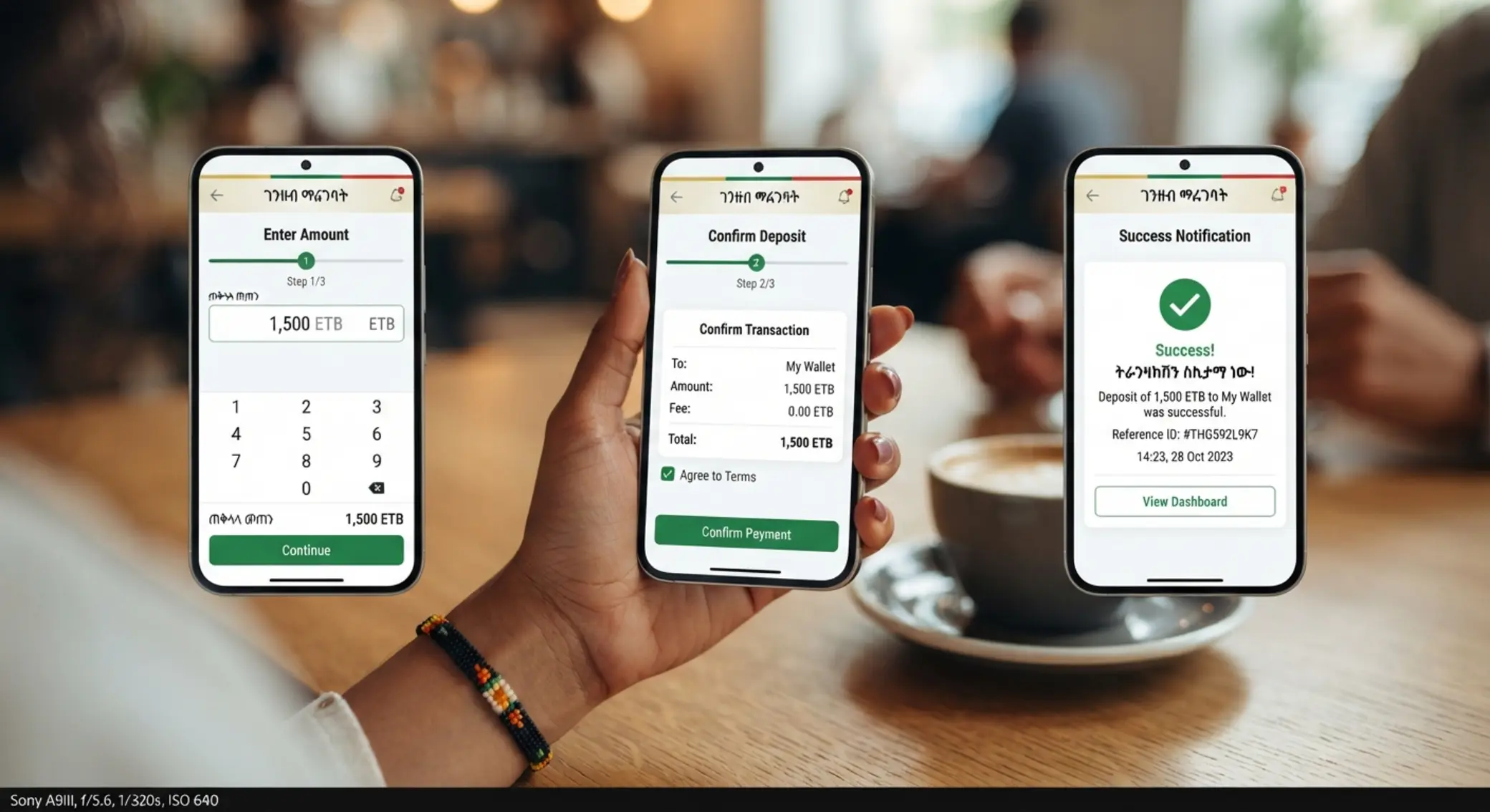 Step by step smartphone deposit process for Betx users
