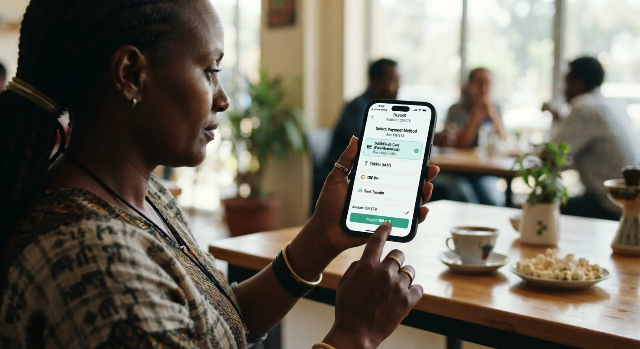 Betx mobile app deposit screen with card payment option