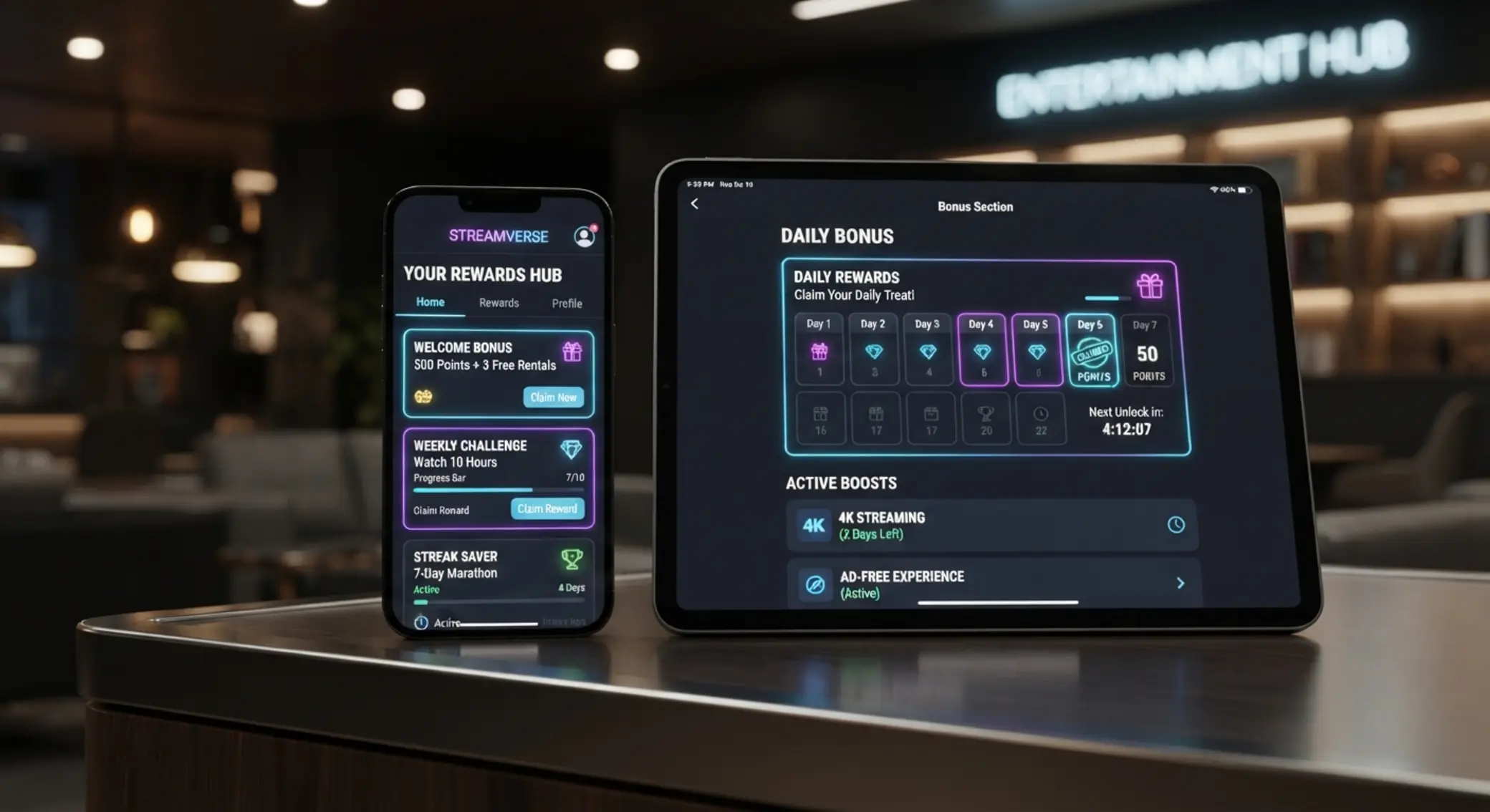 Smartphone with BetX-style mobile interface and bonus section open