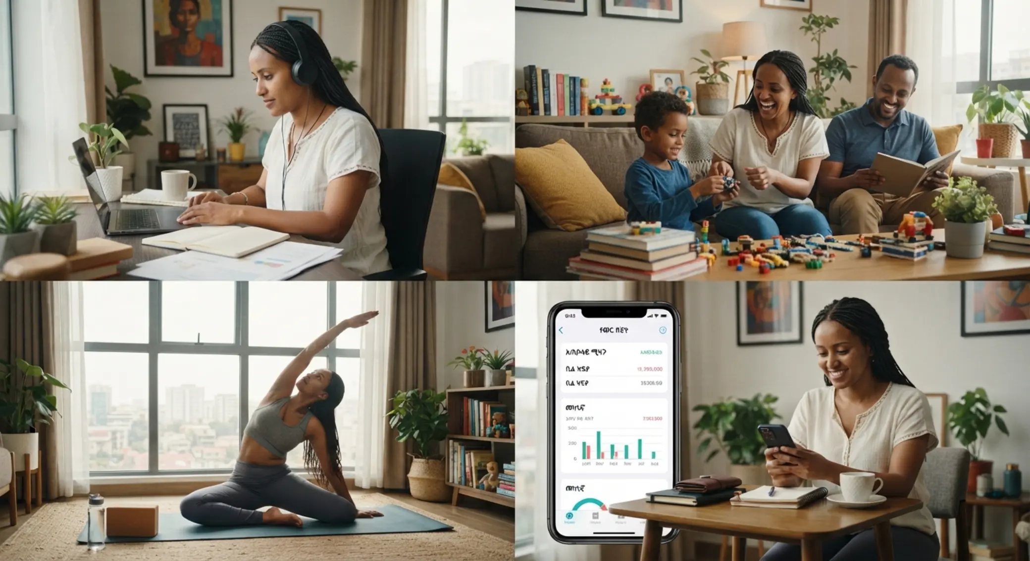 Adult balancing daily life and controlled play habits